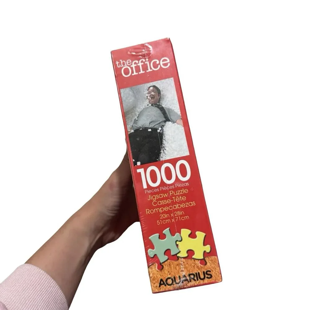 The Office Christmas 1000 Piece Jigsaw Puzzle New Sealed Peacock Aquarius Nib